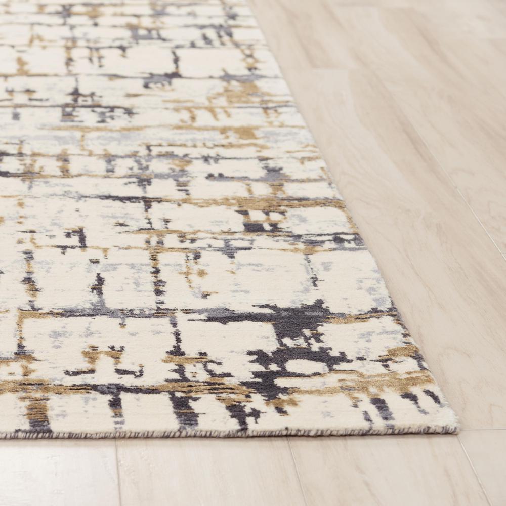 Hybrid Cut Pile NZ Wool/ Tencel Blend Rug, 9' x 12'. Picture 3