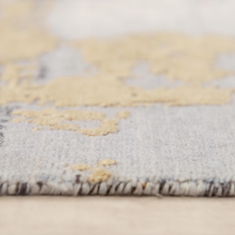 Hybrid Cut Pile NZ Wool/ Tencel Blend Rug, 9' x 12'. Picture 6