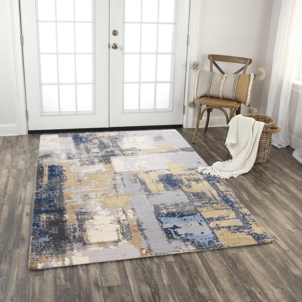 Hybrid Cut Pile NZ Wool/ Tencel Blend Rug, 9' x 12'. Picture 2