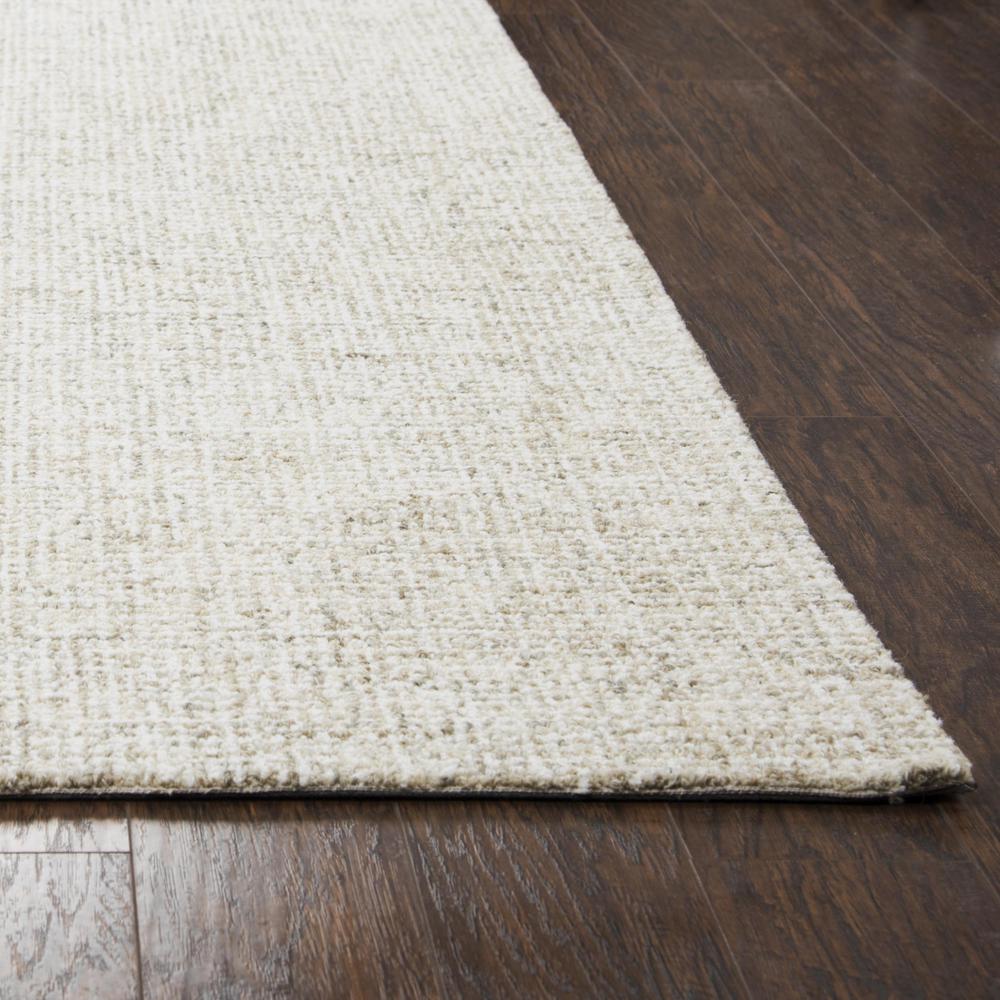 Hand Tufted Loop Pile Wool Rug, 3' x 5'. Picture 2