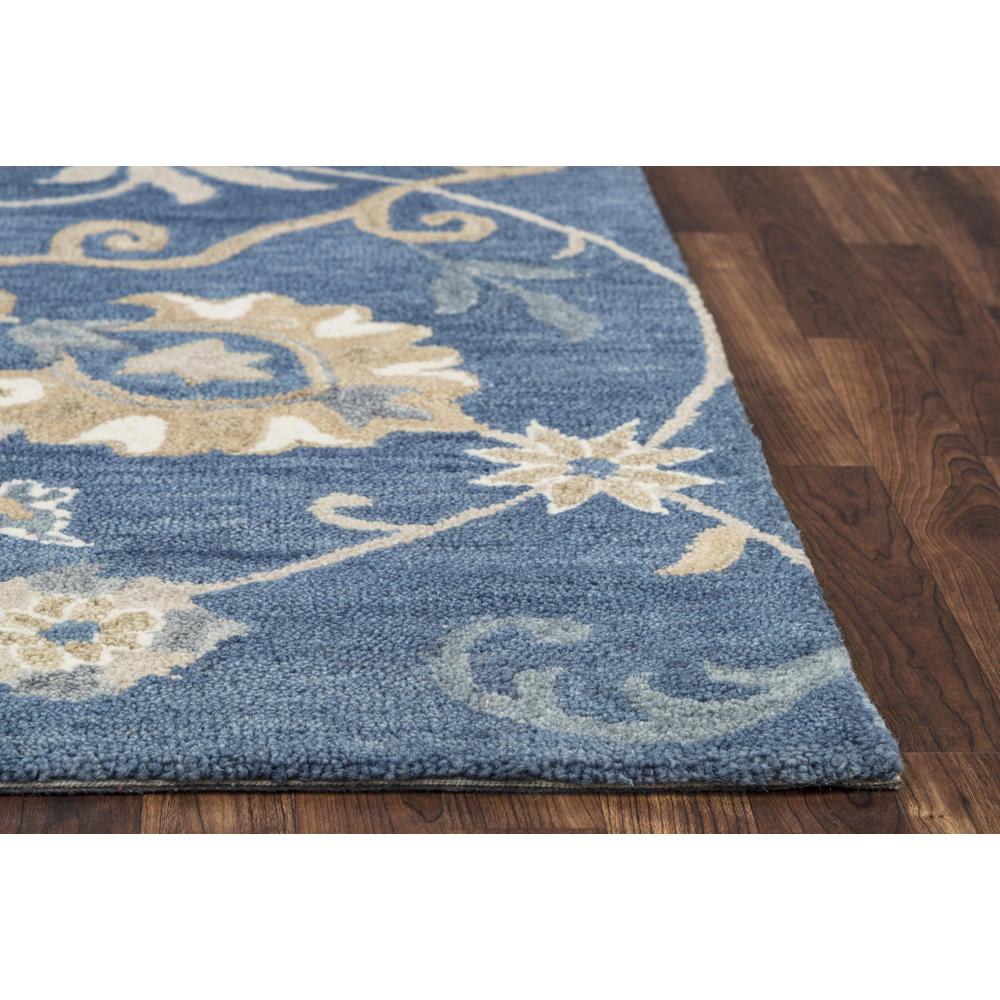 Hand Tufted Cut Pile Wool Rug, 5' x 8'. Picture 3