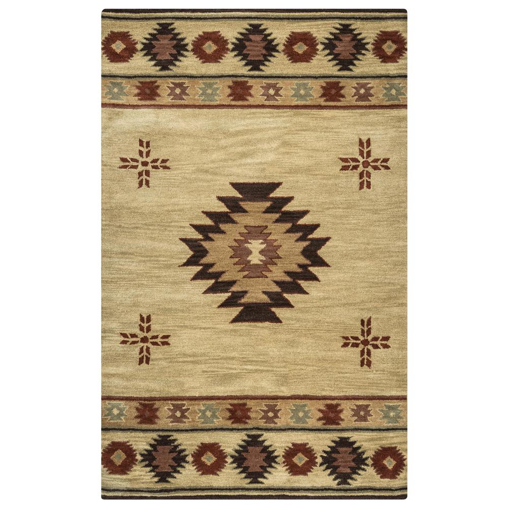 Hand Tufted Cut Pile Wool Rug, 8' x 10'. Picture 1