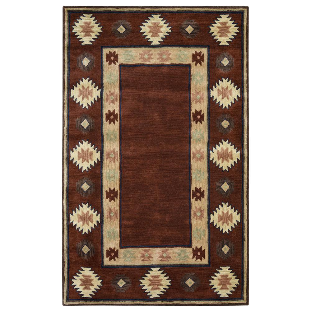 Hand Tufted Cut Pile Wool Rug, 8' x 10'. Picture 1