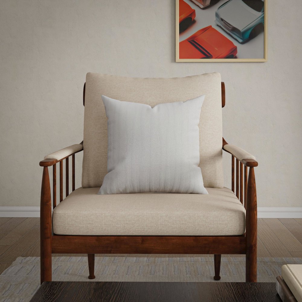 Transitional  20" x 20" Poly Filled Pillow. Picture 7