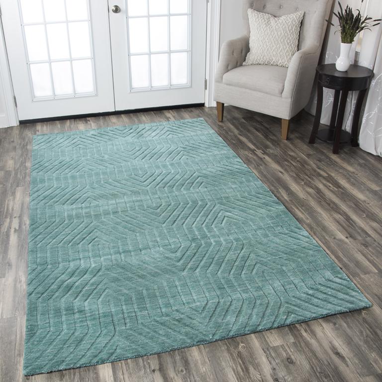 3' x 5' Hand-Tufted Rectangle Rug. Picture 12