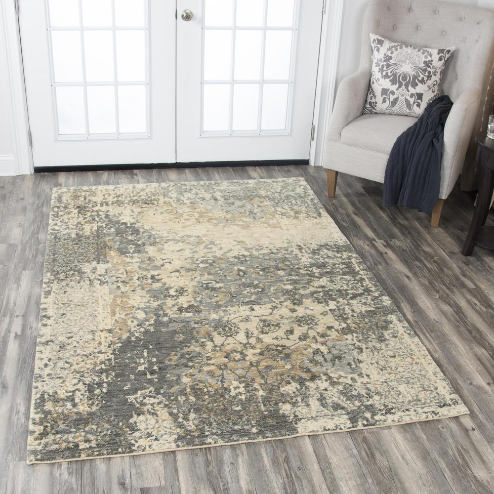 Hybrid Cut Pile Wool Rug, 9' x 12'. Picture 2