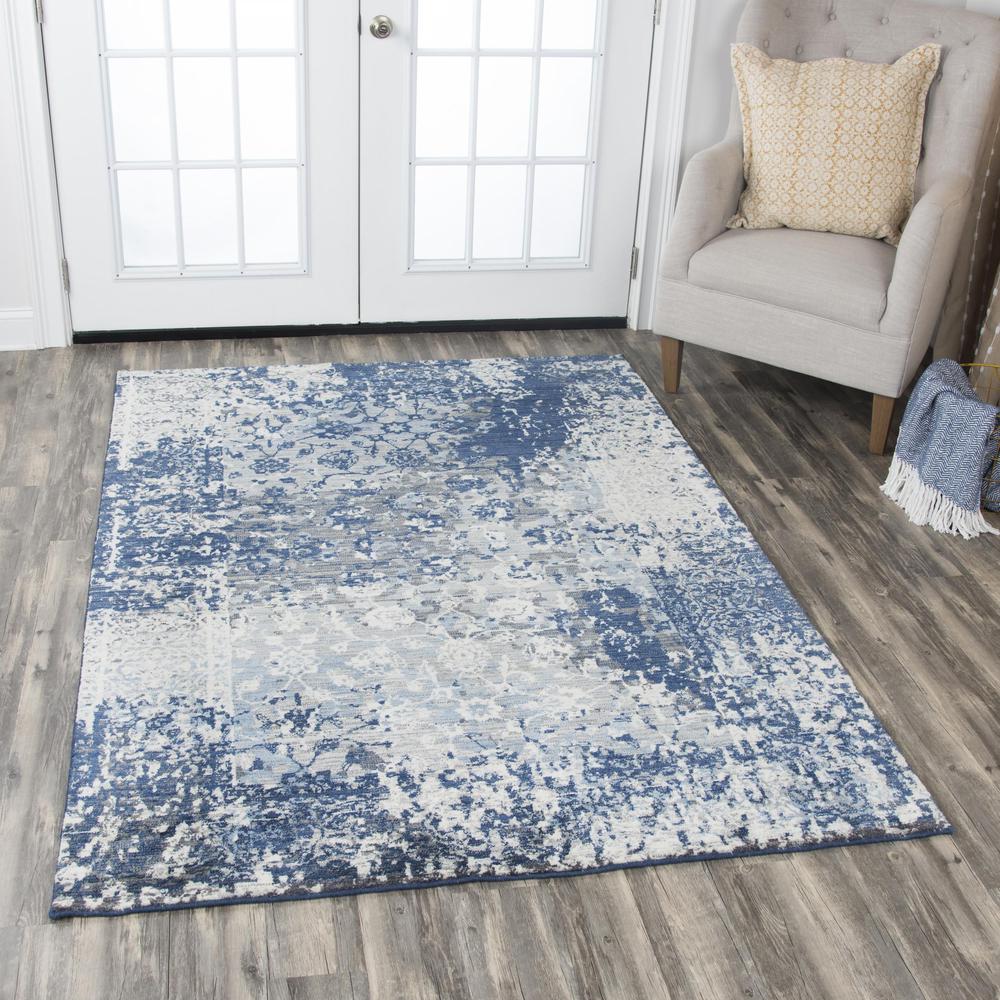 Hybrid Cut Pile Wool Rug, 9' x 12'. Picture 2
