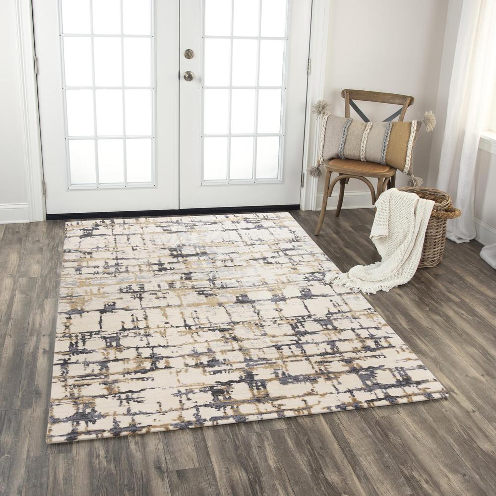 Hybrid Cut Pile NZ Wool/ Tencel Blend Rug, 10' x 13'. Picture 2