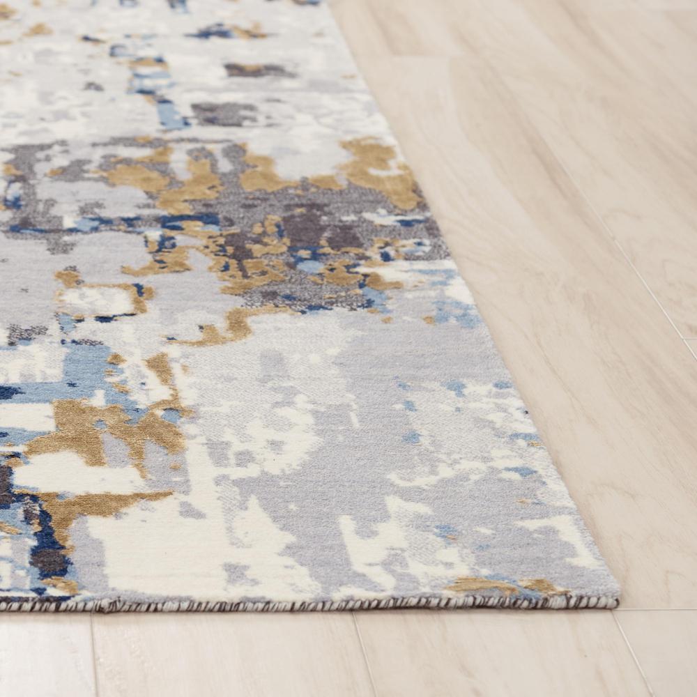 Hybrid Cut Pile NZ Wool/ Tencel Blend Rug, 10' x 13'. Picture 3