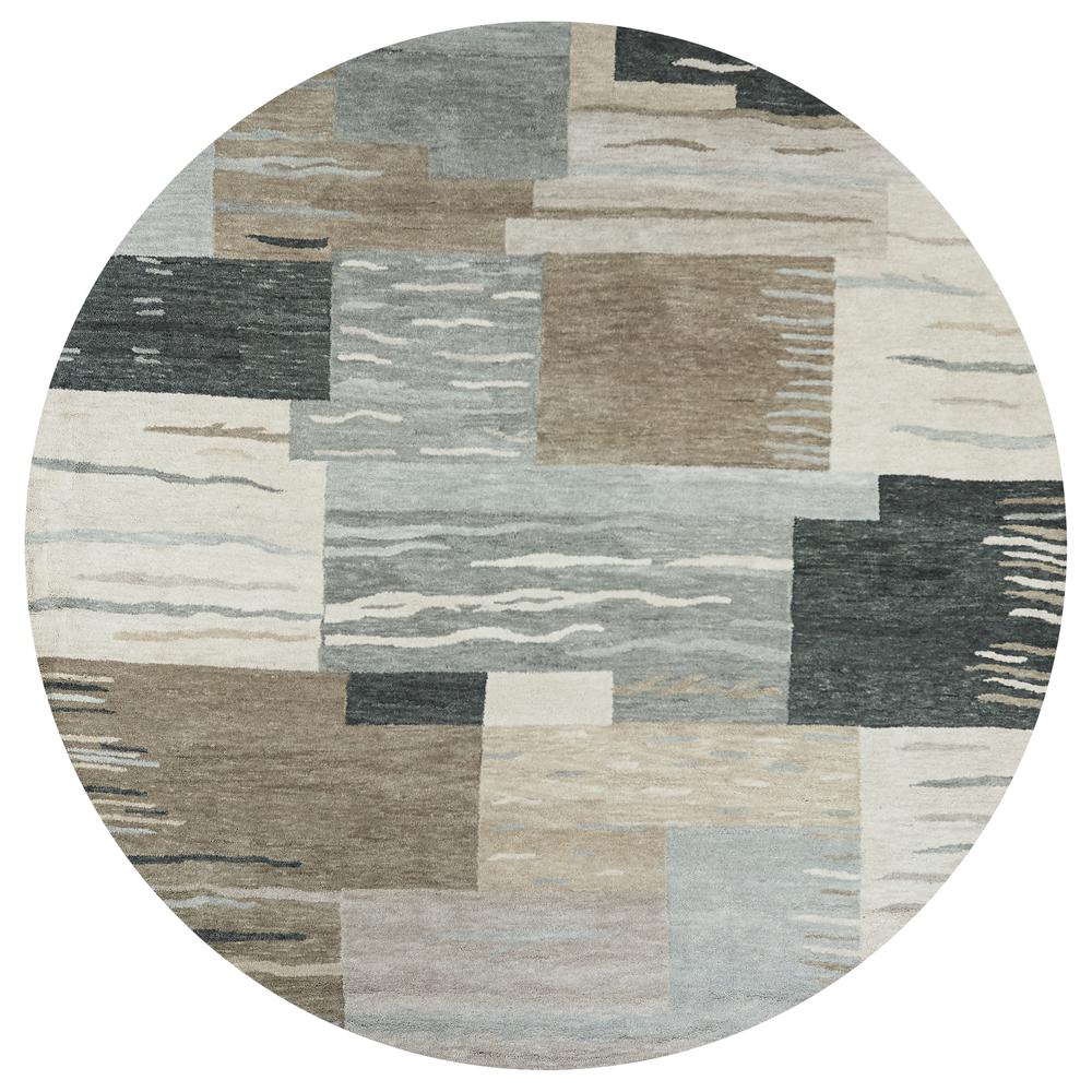 7' x 10' Hand-Tufted Rectangle Rug. Picture 5