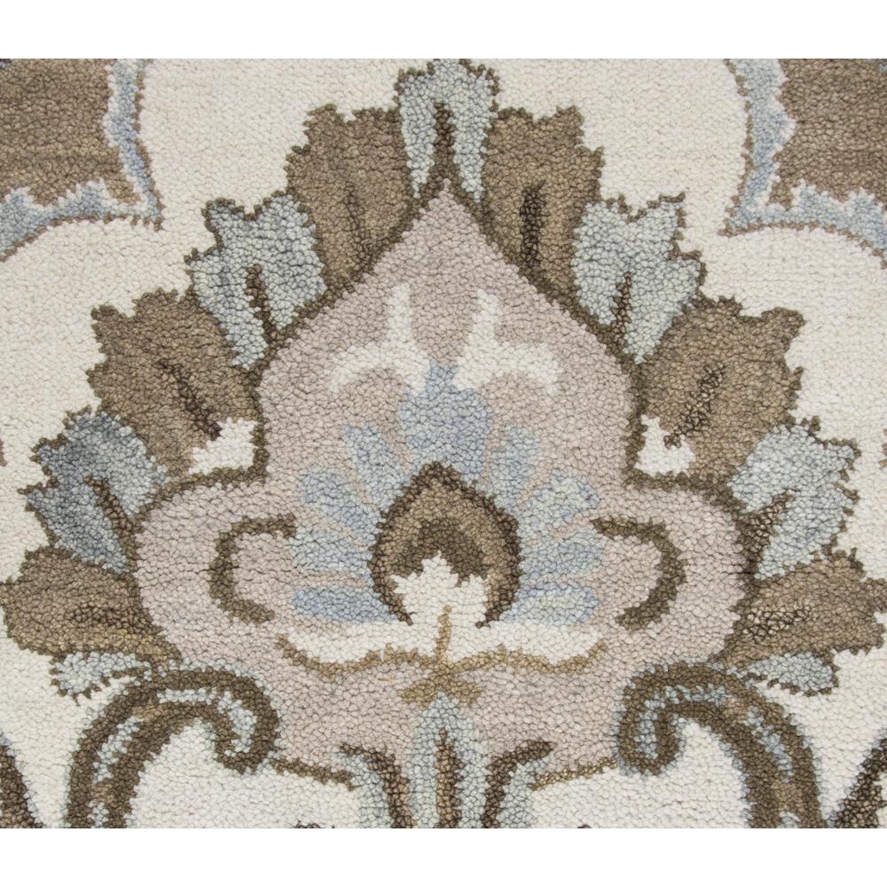 Hand Tufted Cut Pile Wool Rug, 6'6" x 9'6". Picture 3