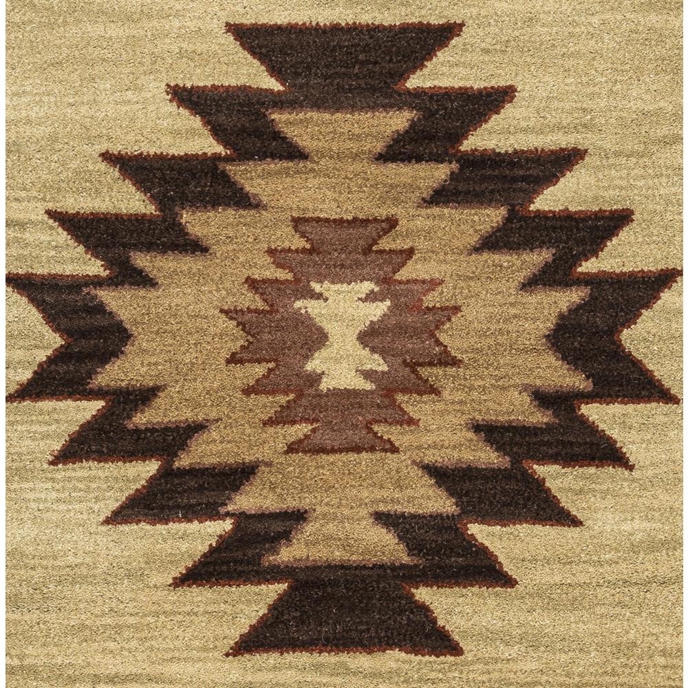 Hand Tufted Cut Pile Wool Rug, 5' x 8'. Picture 4