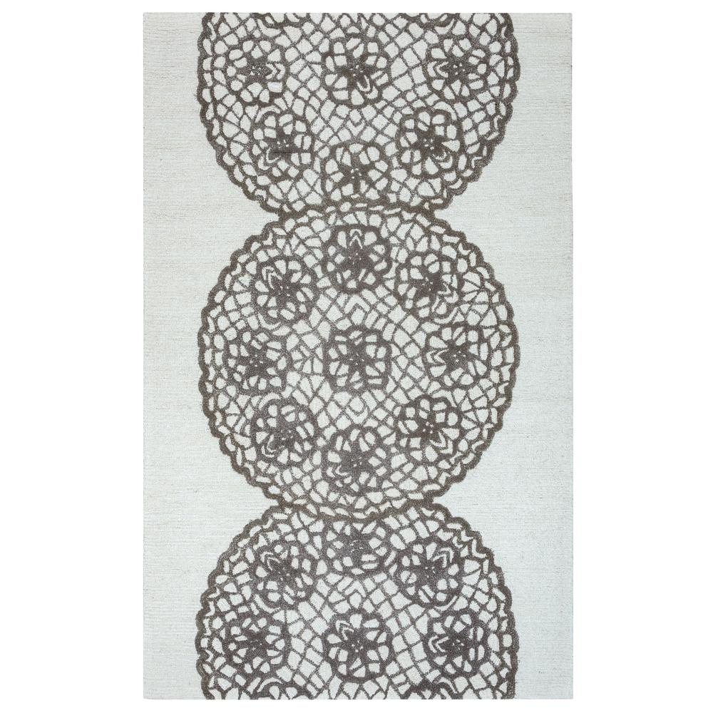 5' x 8' Hand-Tufted Rectangle Rug. Picture 4