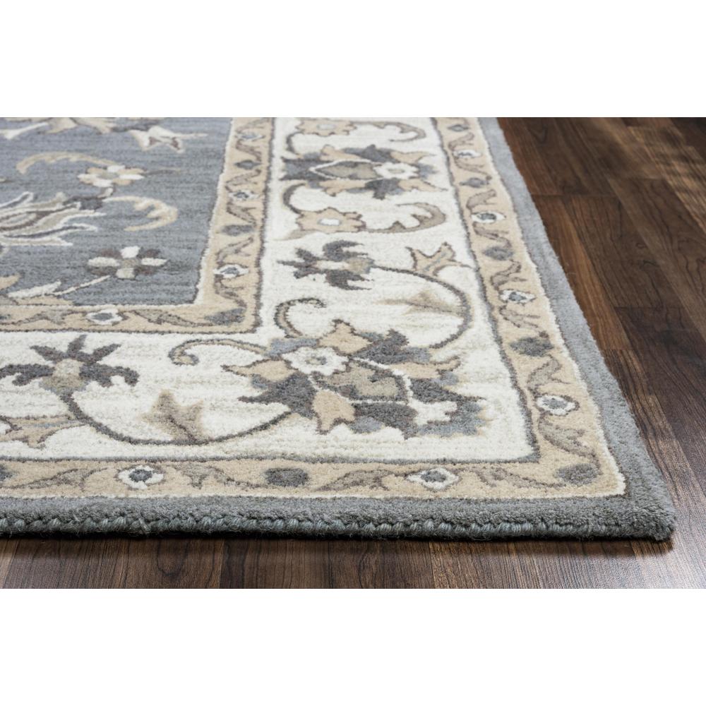 Hand Tufted Cut Pile Wool Rug, 8' x 10'. Picture 3