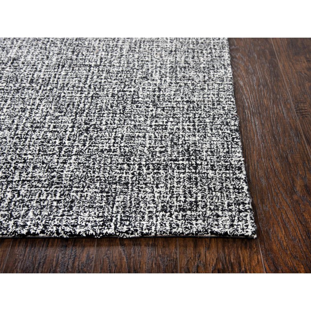 Hand Tufted Loop Pile Wool Rug, 8' x 10'. Picture 3