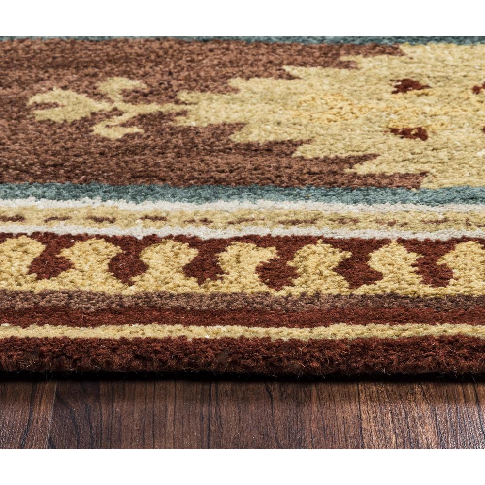 Hand Tufted Cut Pile Wool Rug, 6'6" x 9'6". Picture 5