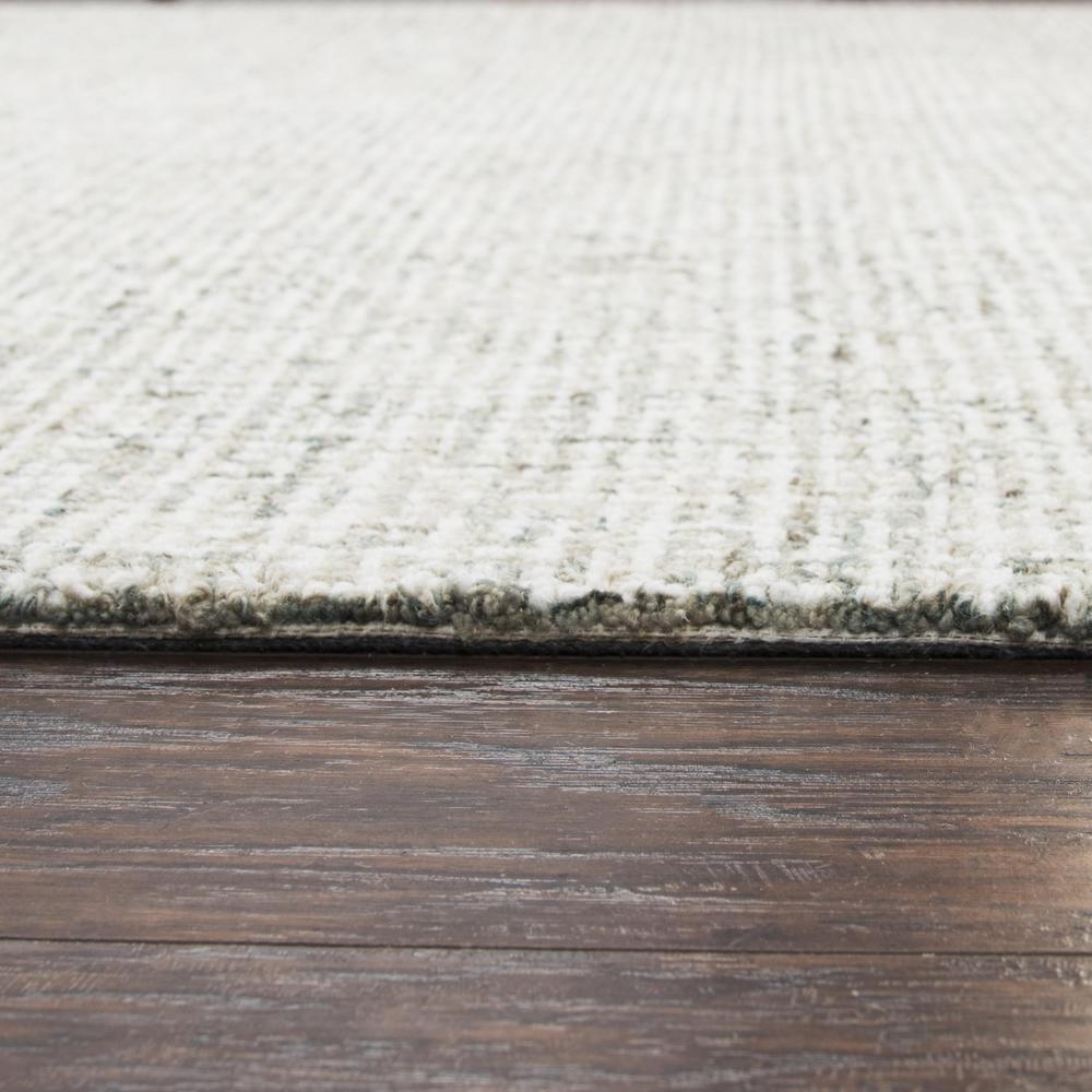 Hand Tufted Loop Pile Wool Rug, 8' x 10'. Picture 5