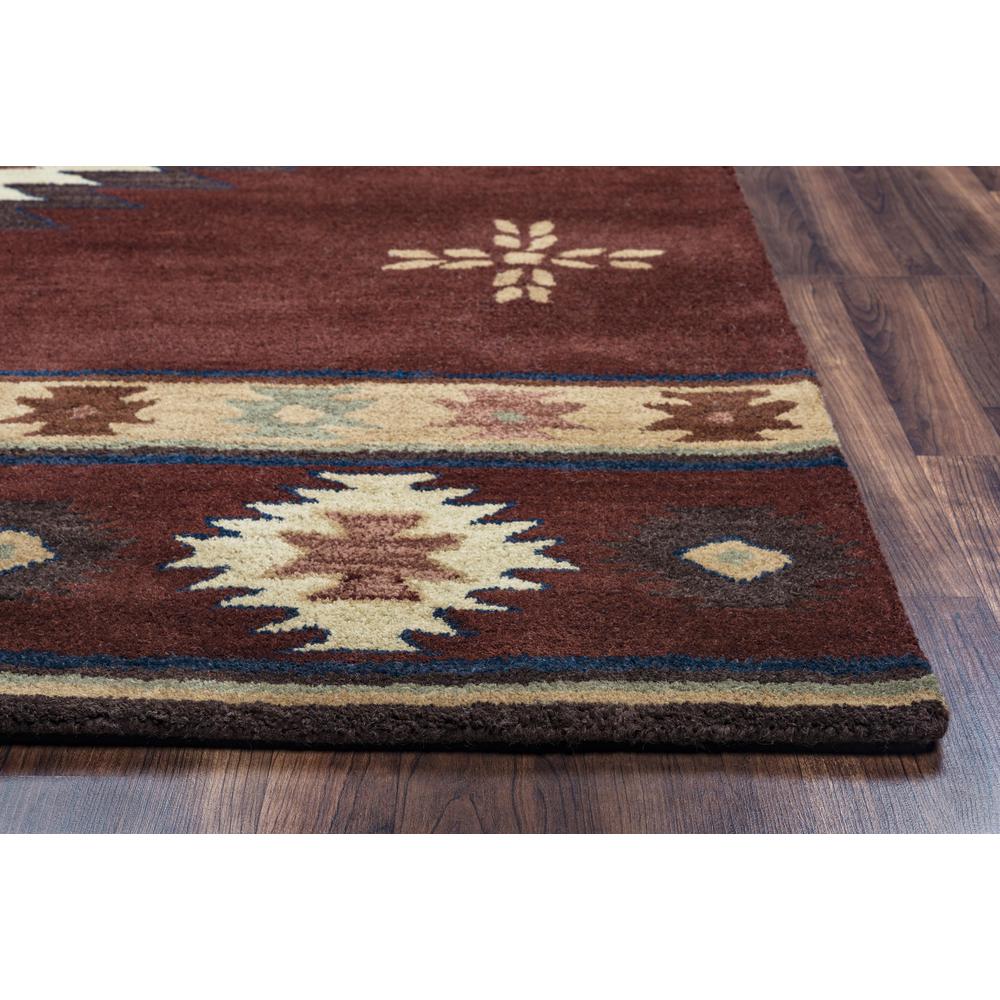 Hand Tufted Cut Pile Wool Rug, 8' x 10'. Picture 3