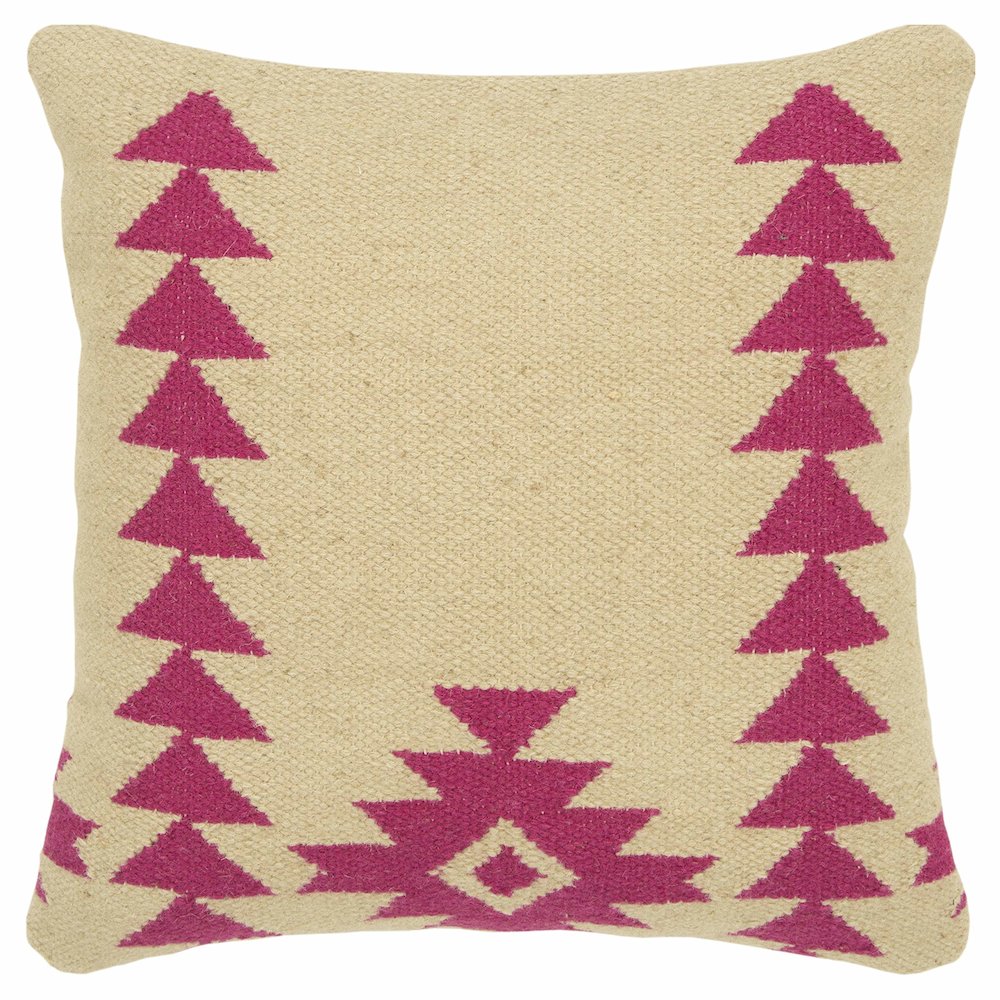 Rizzy Home 18" x 18" Pillow Cover- T14997. Picture 1