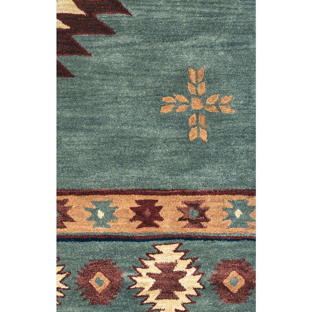 Hand Tufted Cut Pile Wool Rug, 8' x 8'. Picture 4
