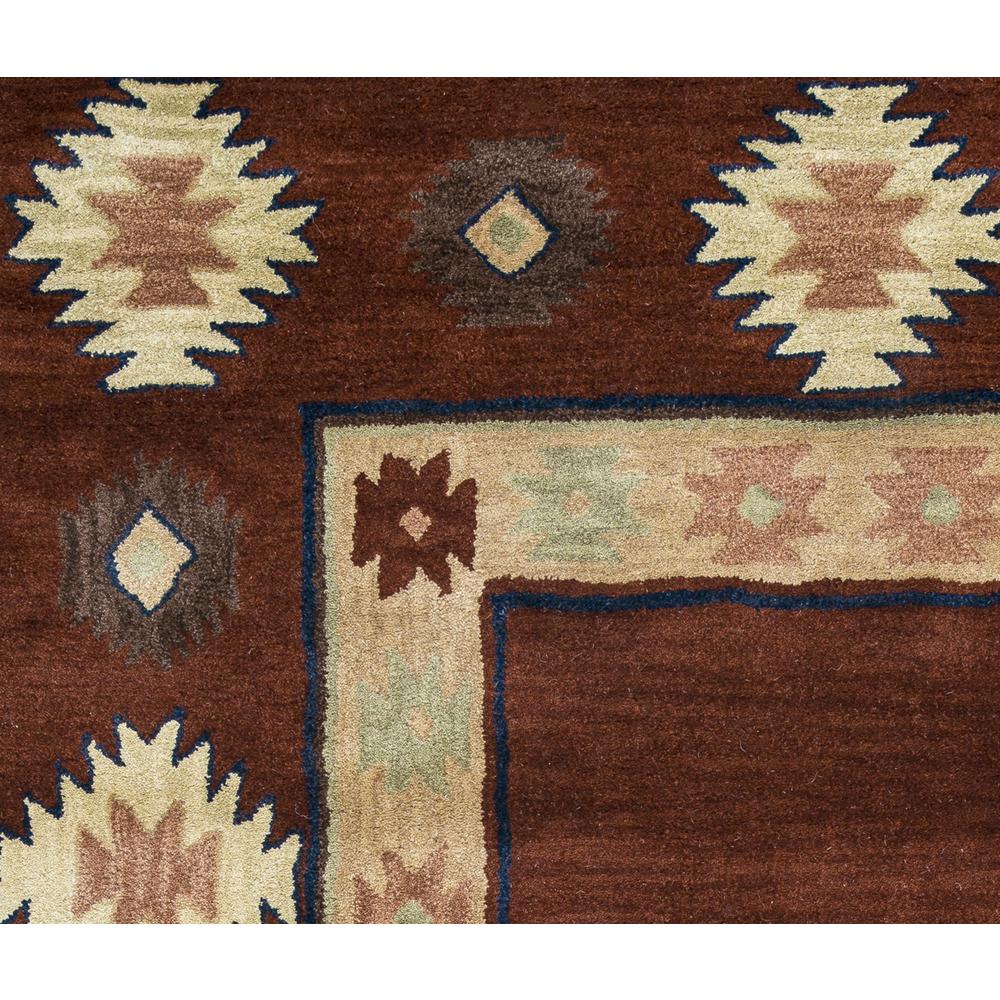 Hand Tufted Cut Pile Wool Rug, 8' x 8'. Picture 4