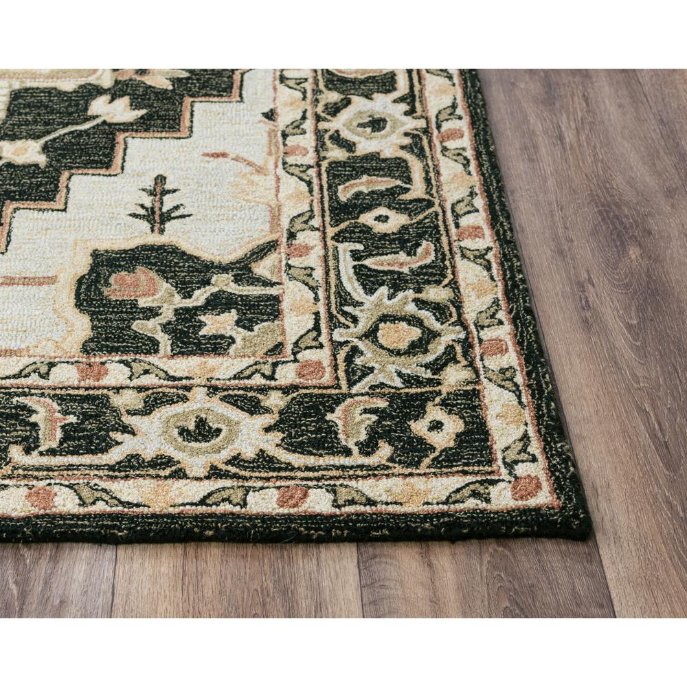 5' x 8' Hand-Tufted Rectangle Rug. Picture 1
