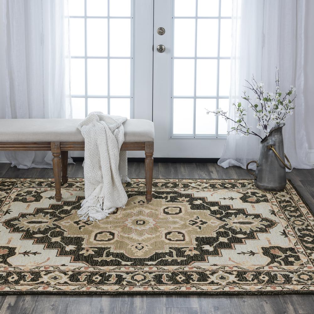 5' x 8' Hand-Tufted Rectangle Rug. Picture 6