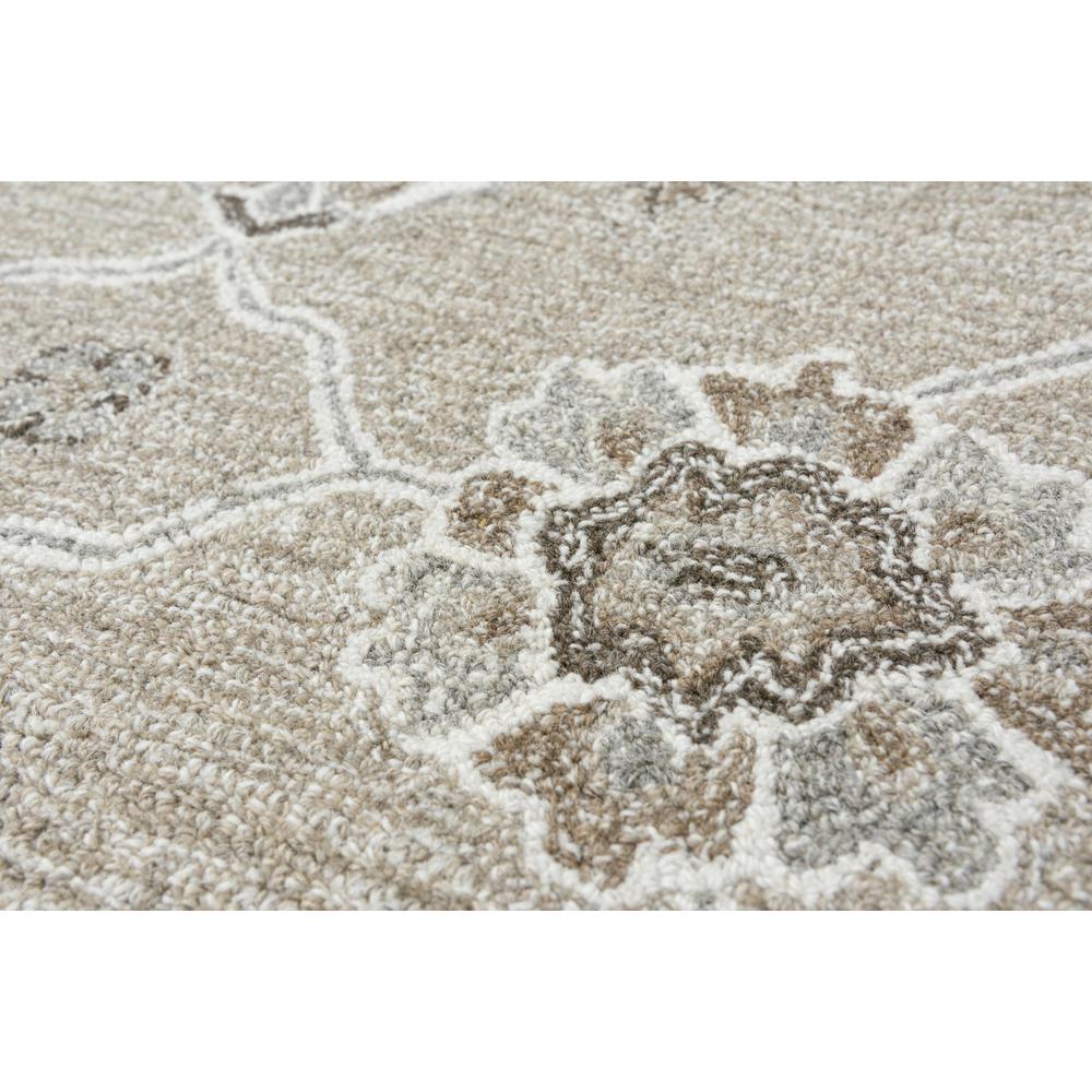 Hand Tufted Loop Pile Wool Internet Rug , 5' x 7'6". Picture 4