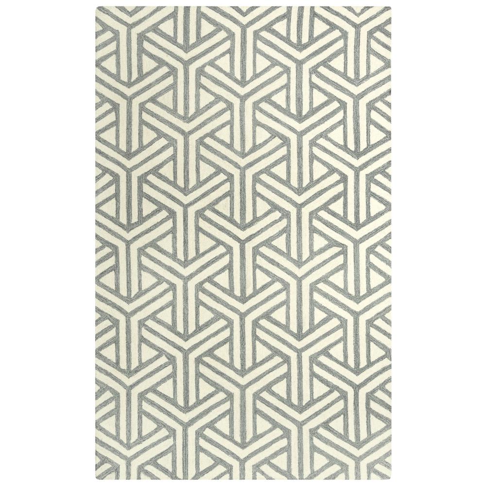 5' x 8' Hand-Tufted Rectangle Rug. Picture 4