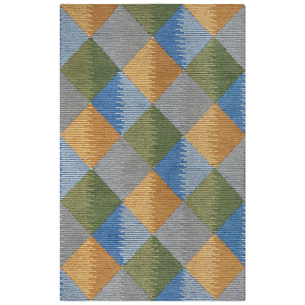 5' x 8' Hand-Tufted Rectangle Rug. Picture 3