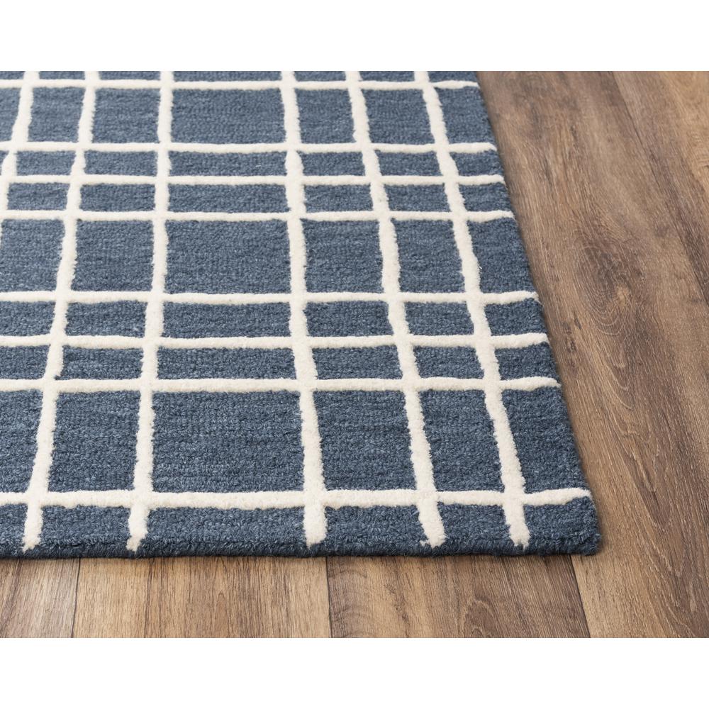Hand Tufted Loop Pile Wool Internet Rug , 5' x 7'6". Picture 1