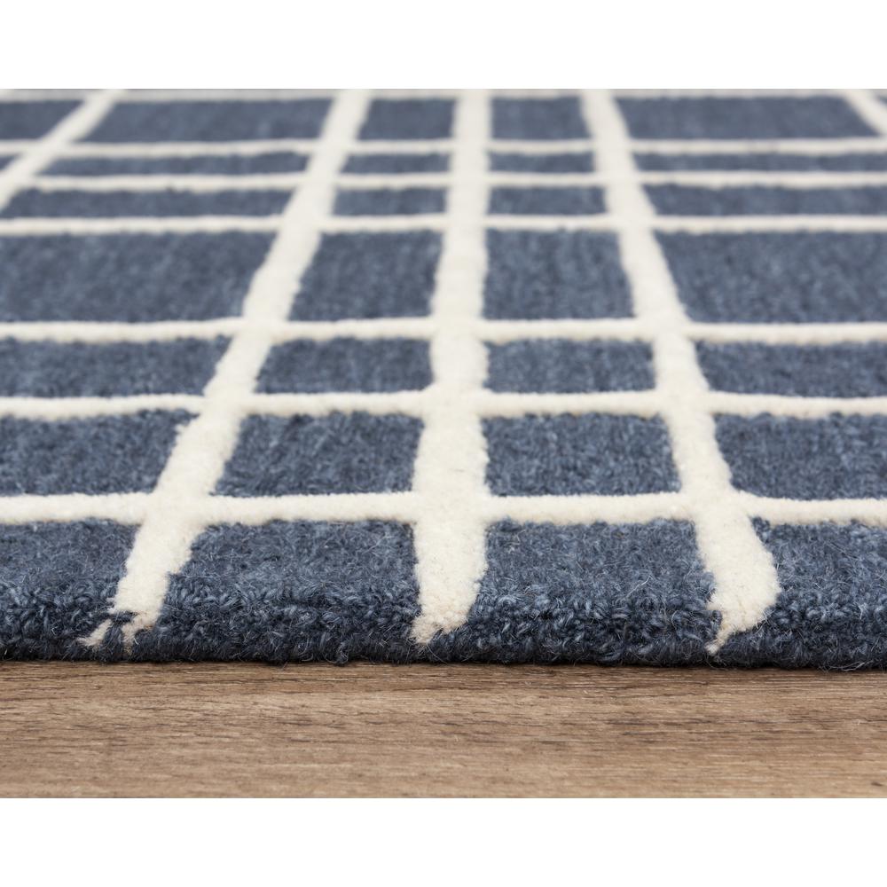 Hand Tufted Loop Pile Wool Internet Rug , 5' x 7'6". Picture 5