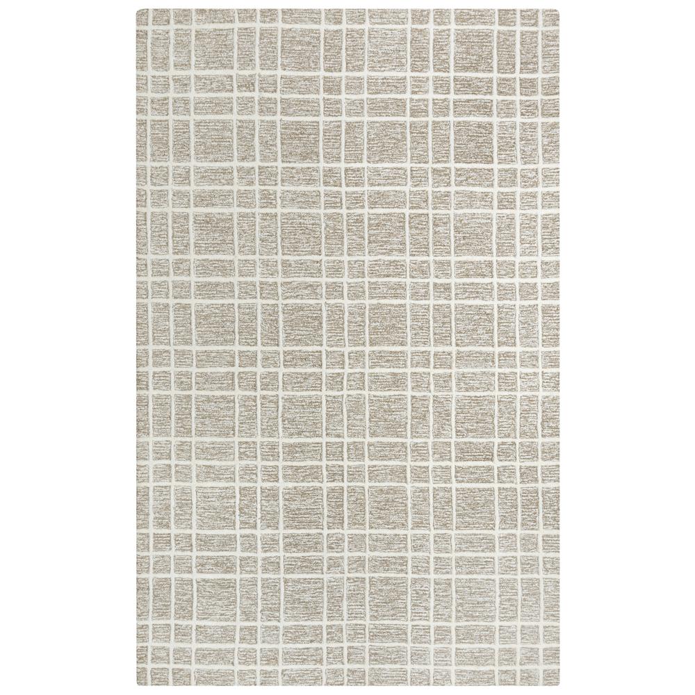 Hand Tufted Loop Pile Wool Internet Rug , 5' x 7'6". Picture 4
