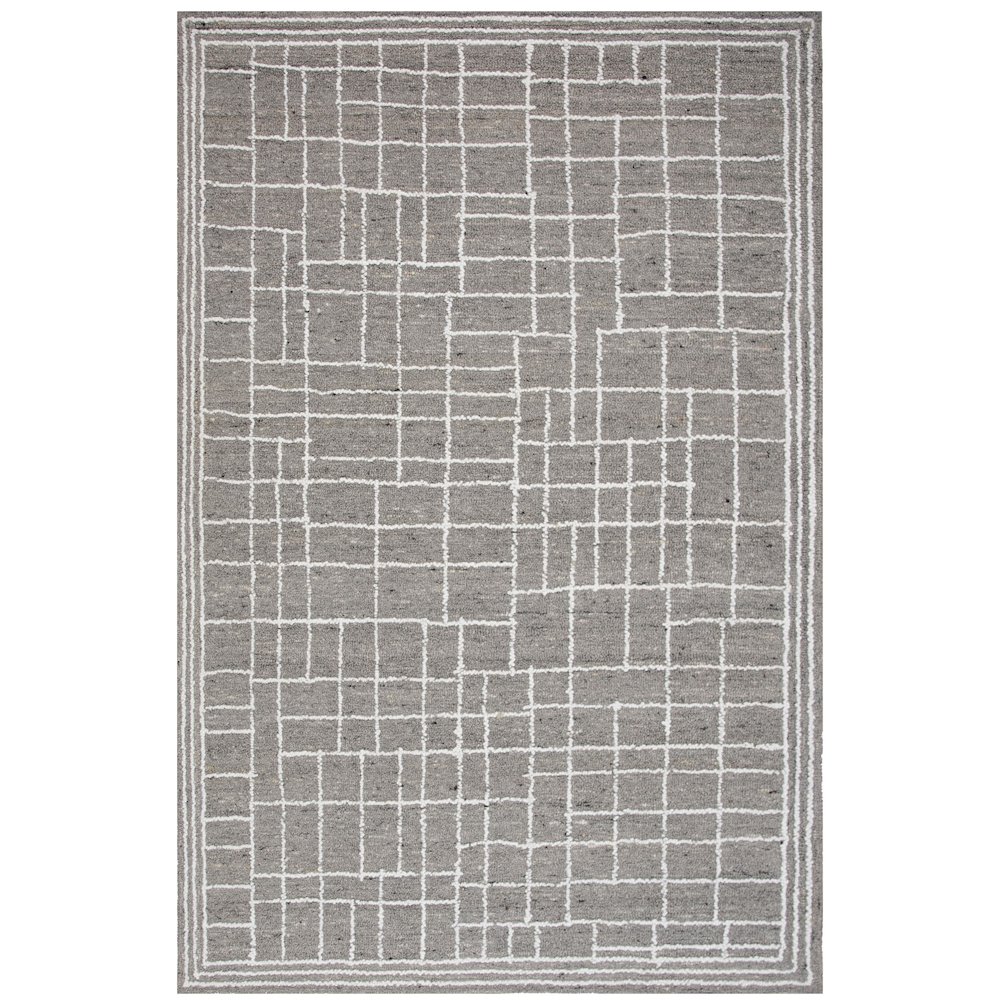 5' x 8' Hand-Tufted Rectangle Rug. Picture 1