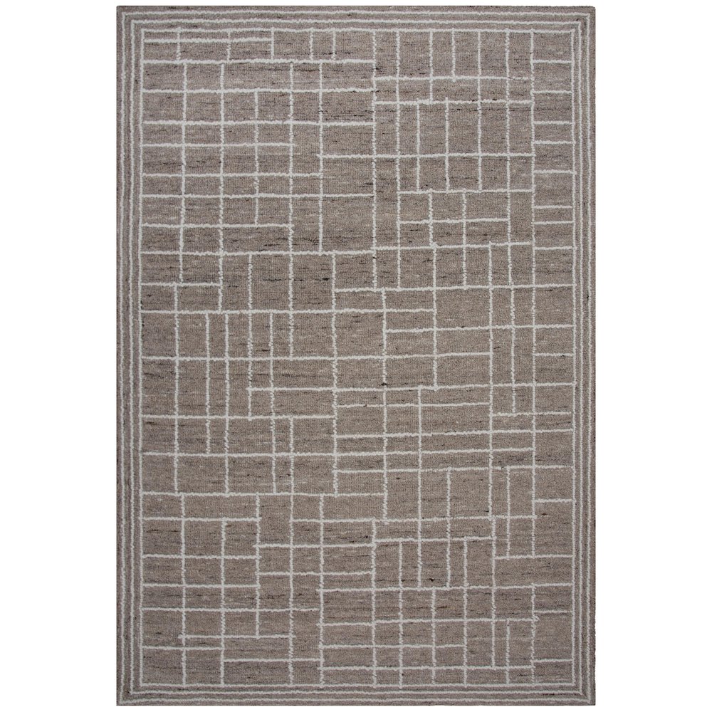 5' x 8' Hand-Tufted Rectangle Rug. Picture 1