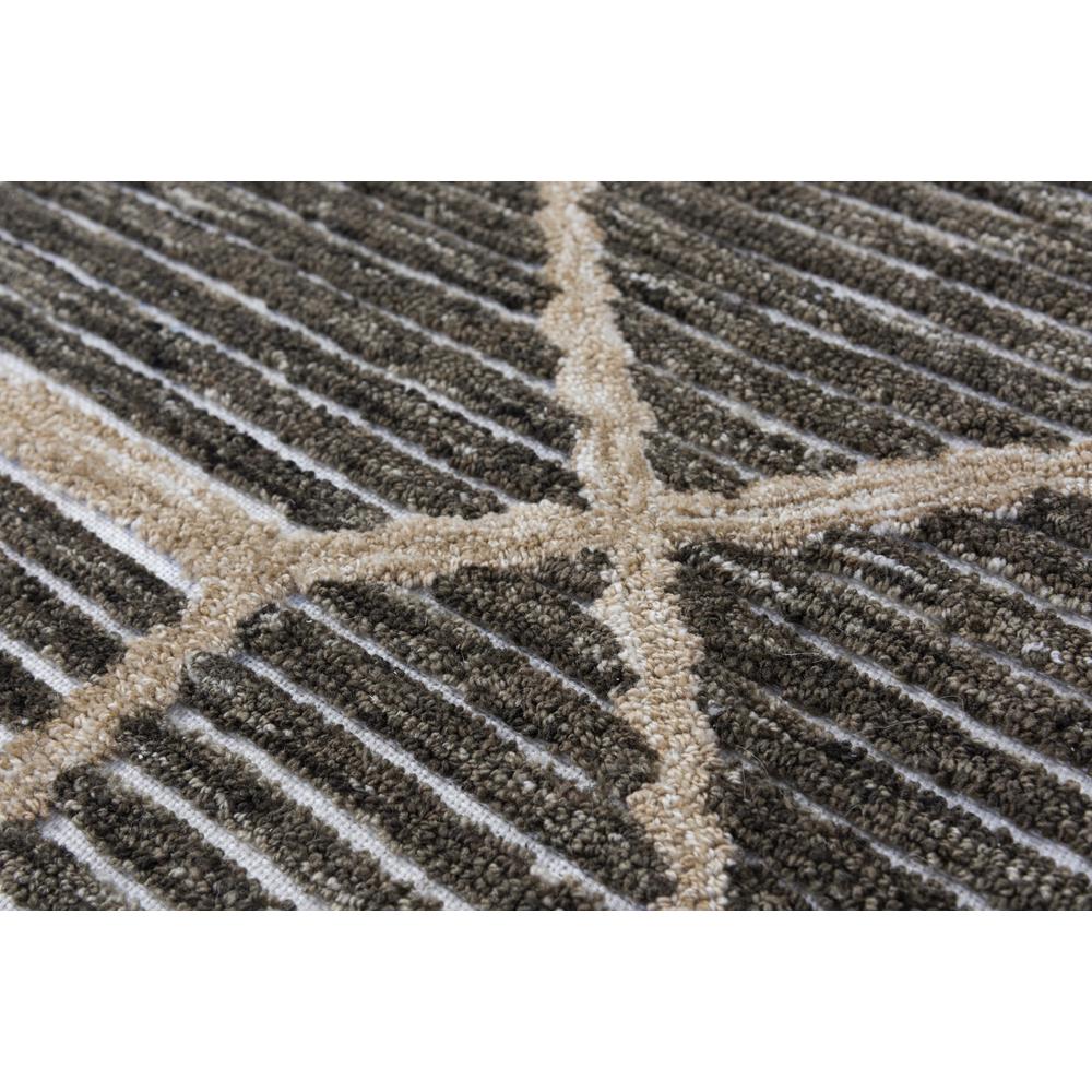 Hand Tufted Loop Pile Recycled Polyester Internet Rug , 5' x 7'6". Picture 4