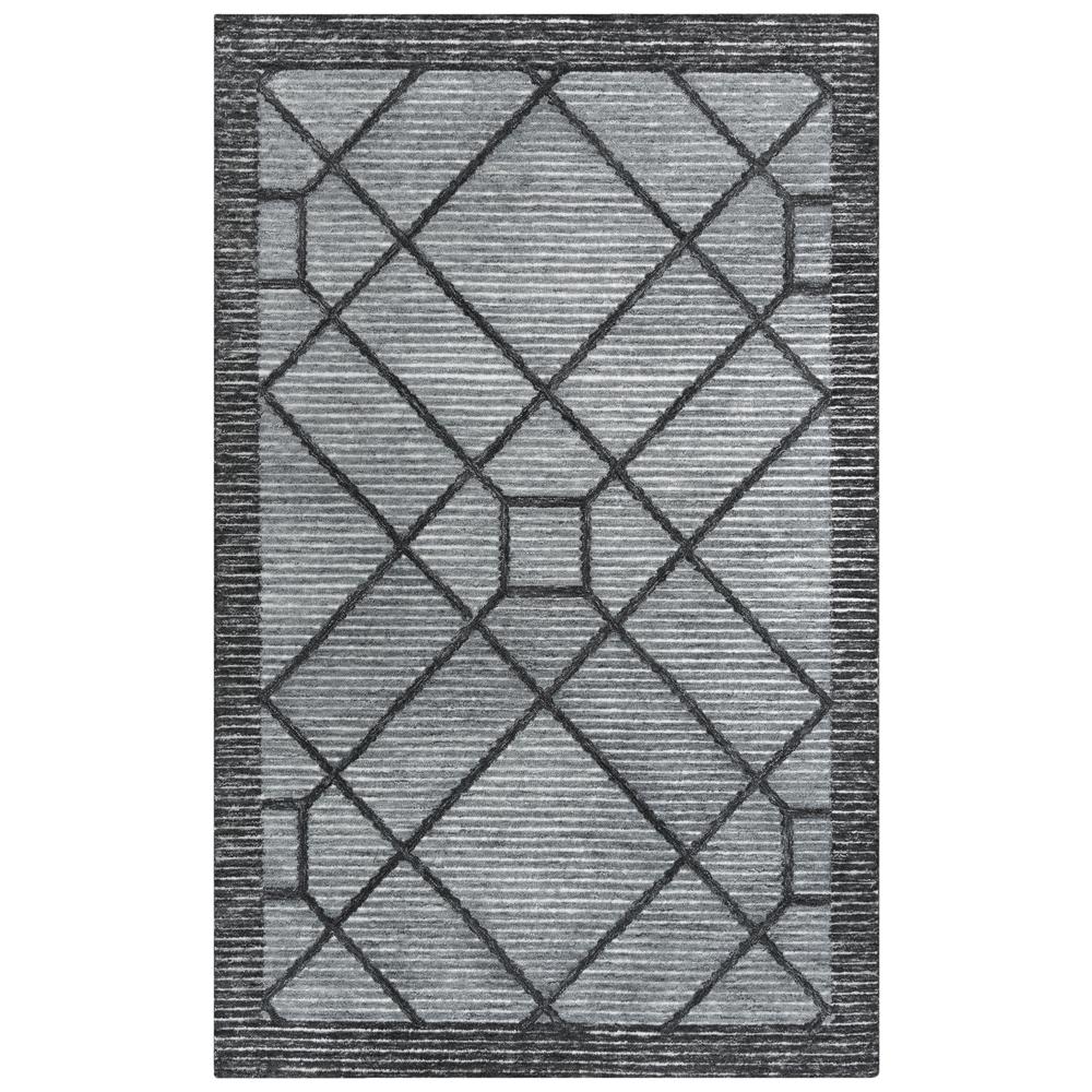 5' x 8' Hand-Tufted Rectangle Rug. Picture 1