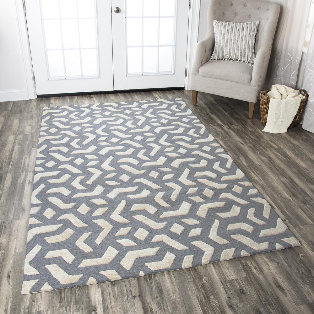 9' x 12' Hand-Tufted Rectangle Rug. Picture 13