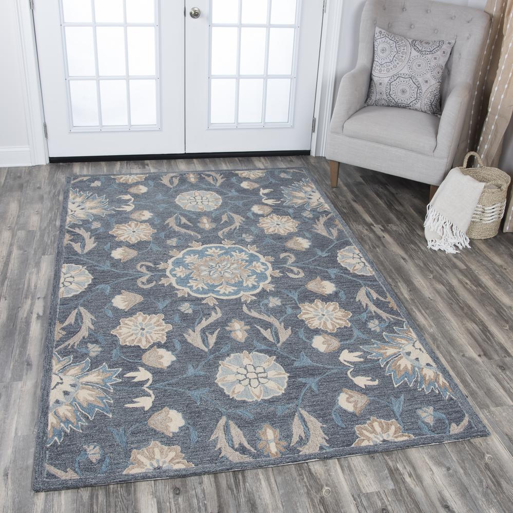 10' x 13' Hand-Tufted Rectangle Rug. Picture 7