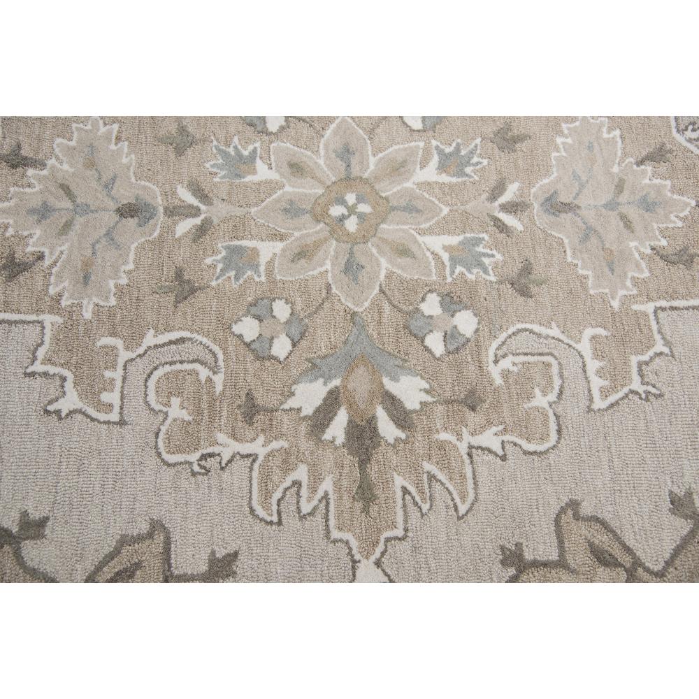 Hand Tufted Cut & Loop Pile Wool Rug, 10' x 13'. Picture 5