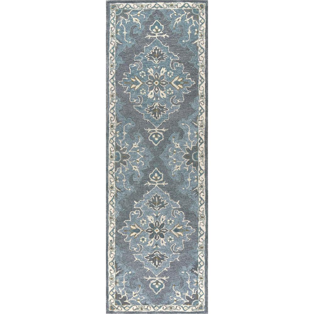 2' x 8' Hand-Tufted Rectangle Runner. Picture 1