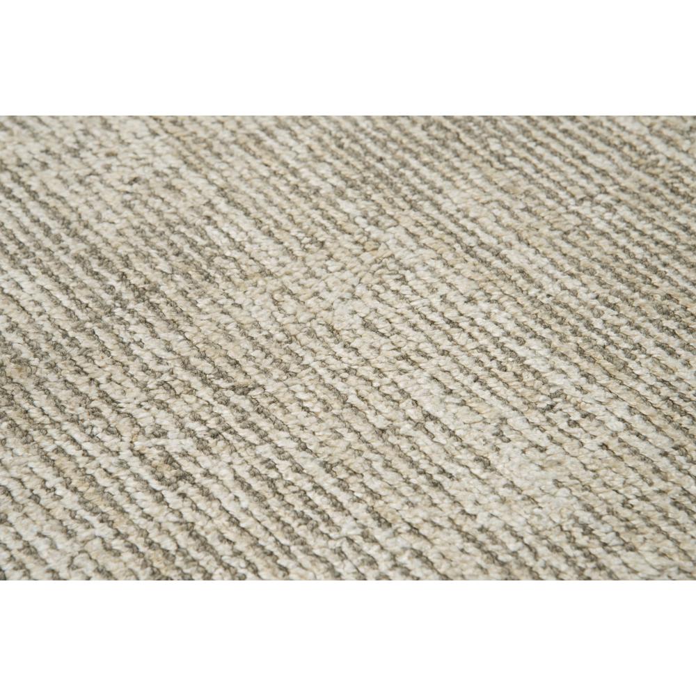 Hand Loomed Cut & Loop Pile Viscose/ Wool Rug, 5' x 8'. Picture 5