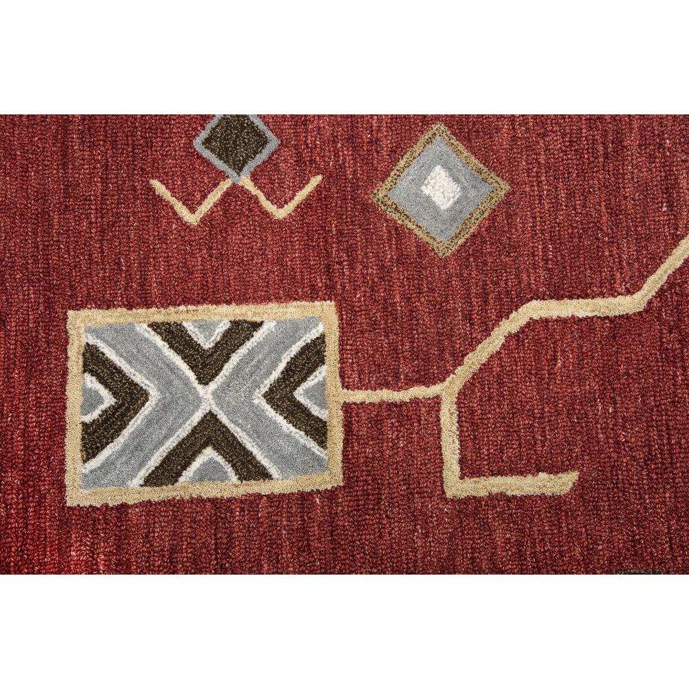 Hand Tufted Loop Pile Wool Rug, 10' x 13'. Picture 4