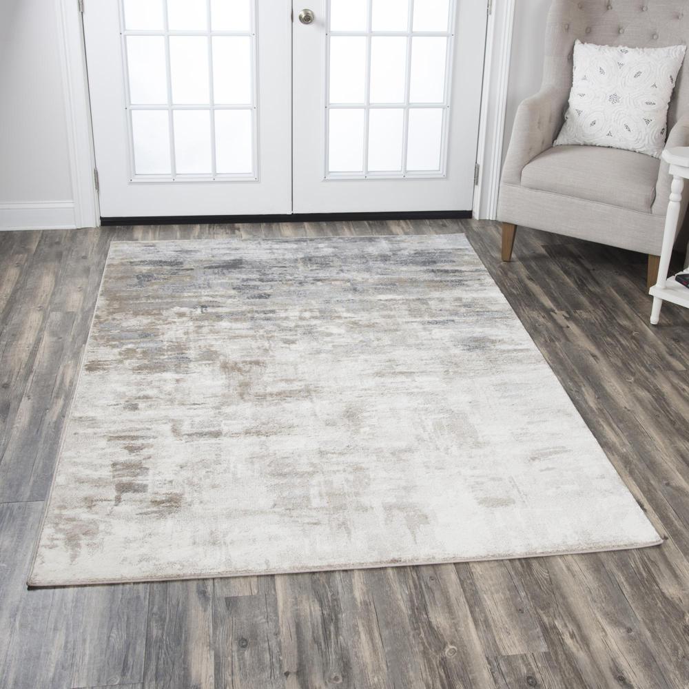 Encore Neutral 5'2" x 7'3" Power-Loomed Rug- EN7258. Picture 2