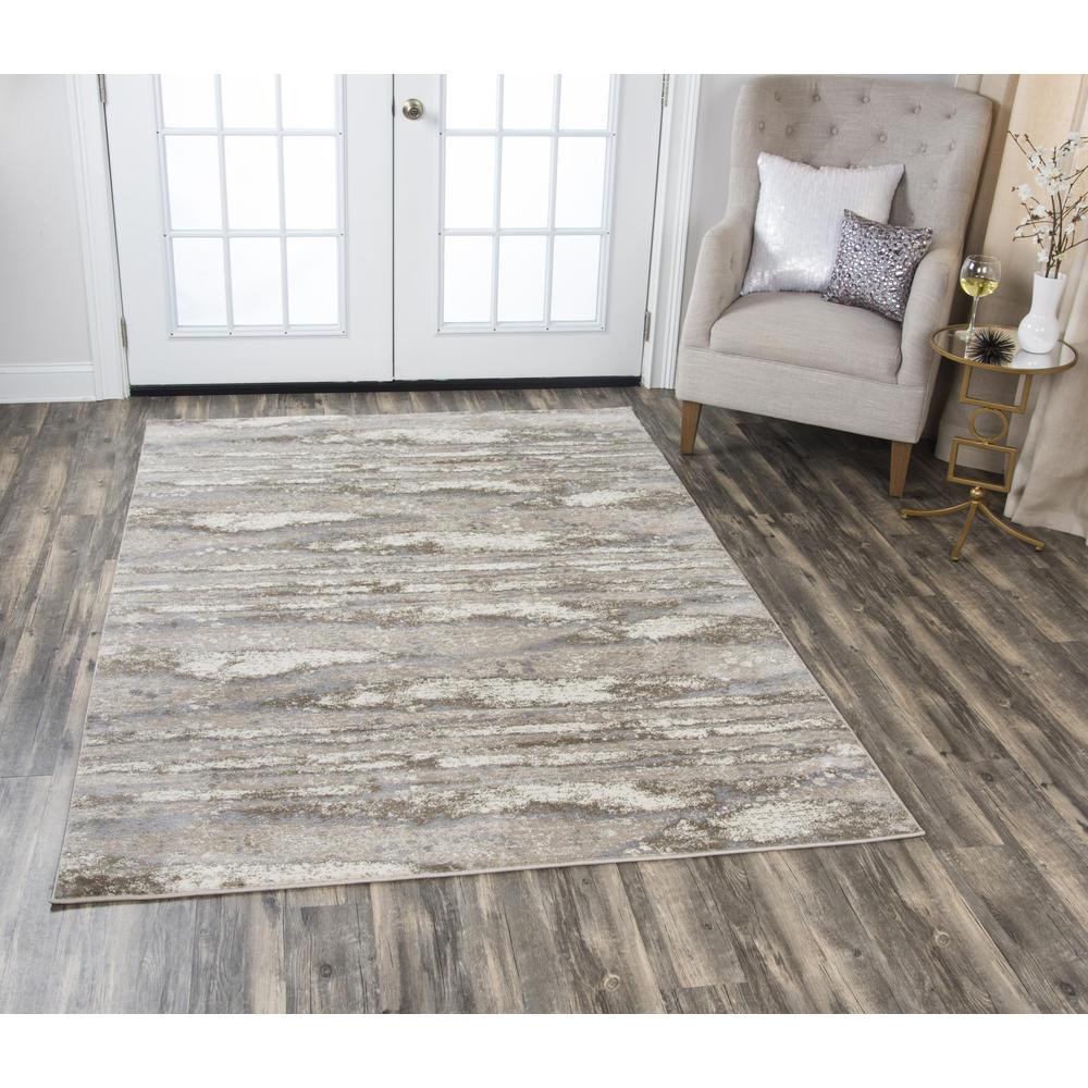 Encore Neutral 5'2" x 7'3" Power-Loomed Rug- EN7264. Picture 2