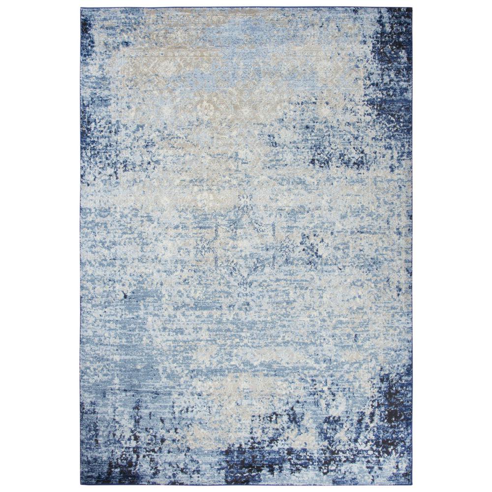 Encore Blue 5'2" x 7'3" Power-Loomed Rug- EN7271. Picture 1