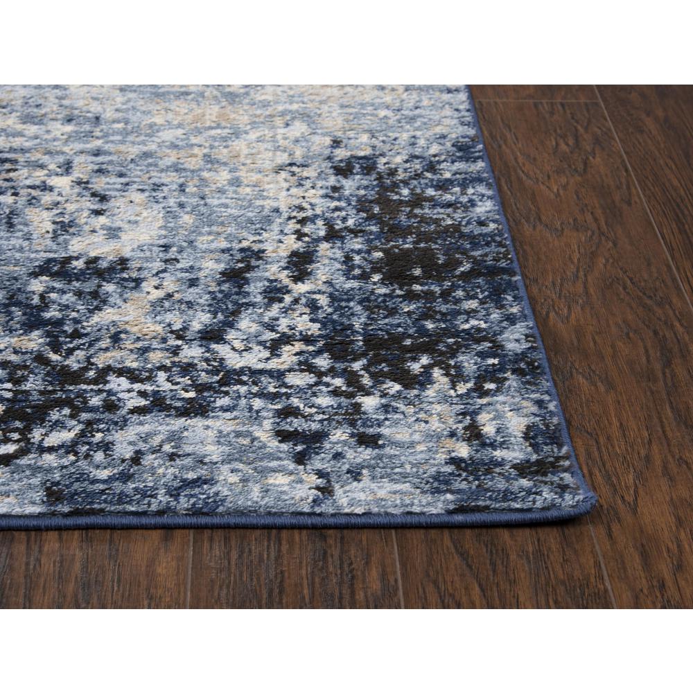 Encore Blue 5'2" x 7'3" Power-Loomed Rug- EN7271. Picture 3