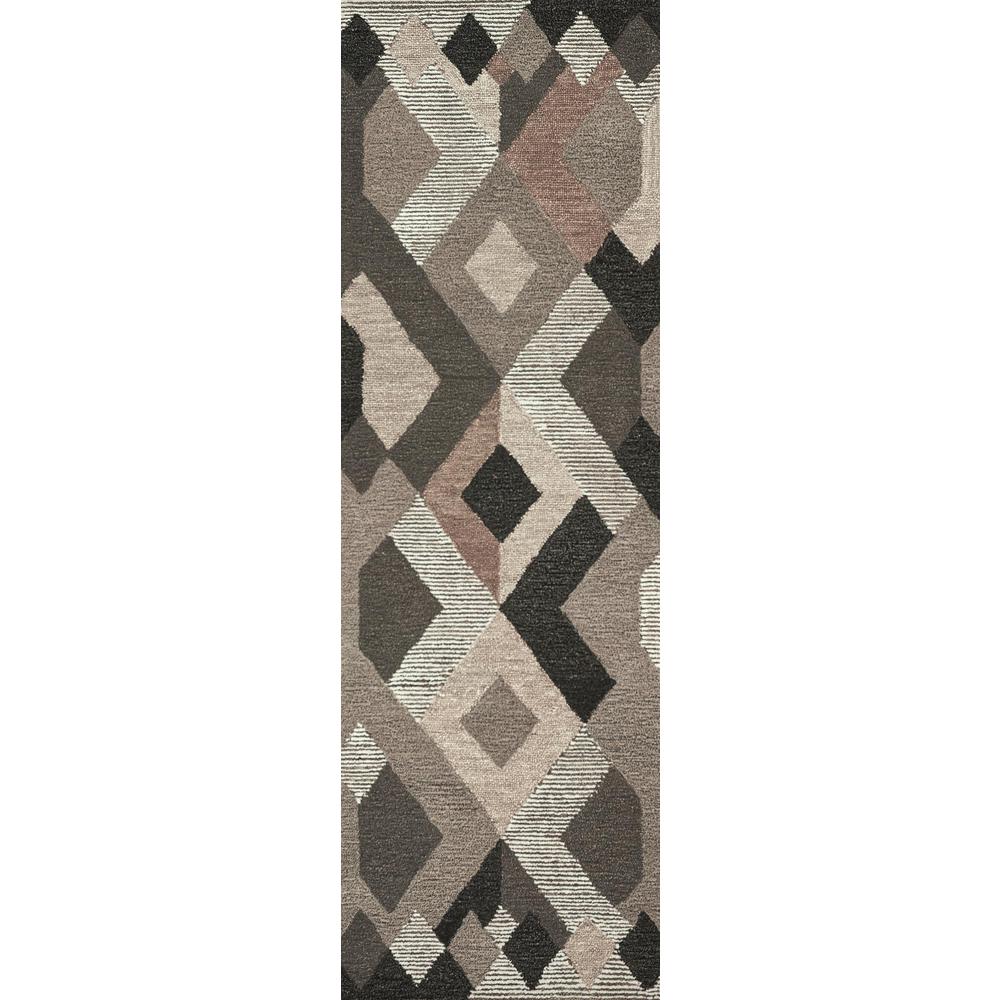 2' x 8' Hand-Tufted Rectangle Runner. Picture 1