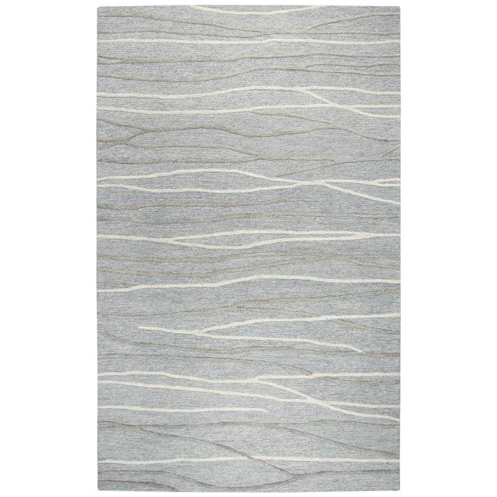 Hand Tufted Cut & Loop Pile Wool Rug, 10' x 13'. Picture 1