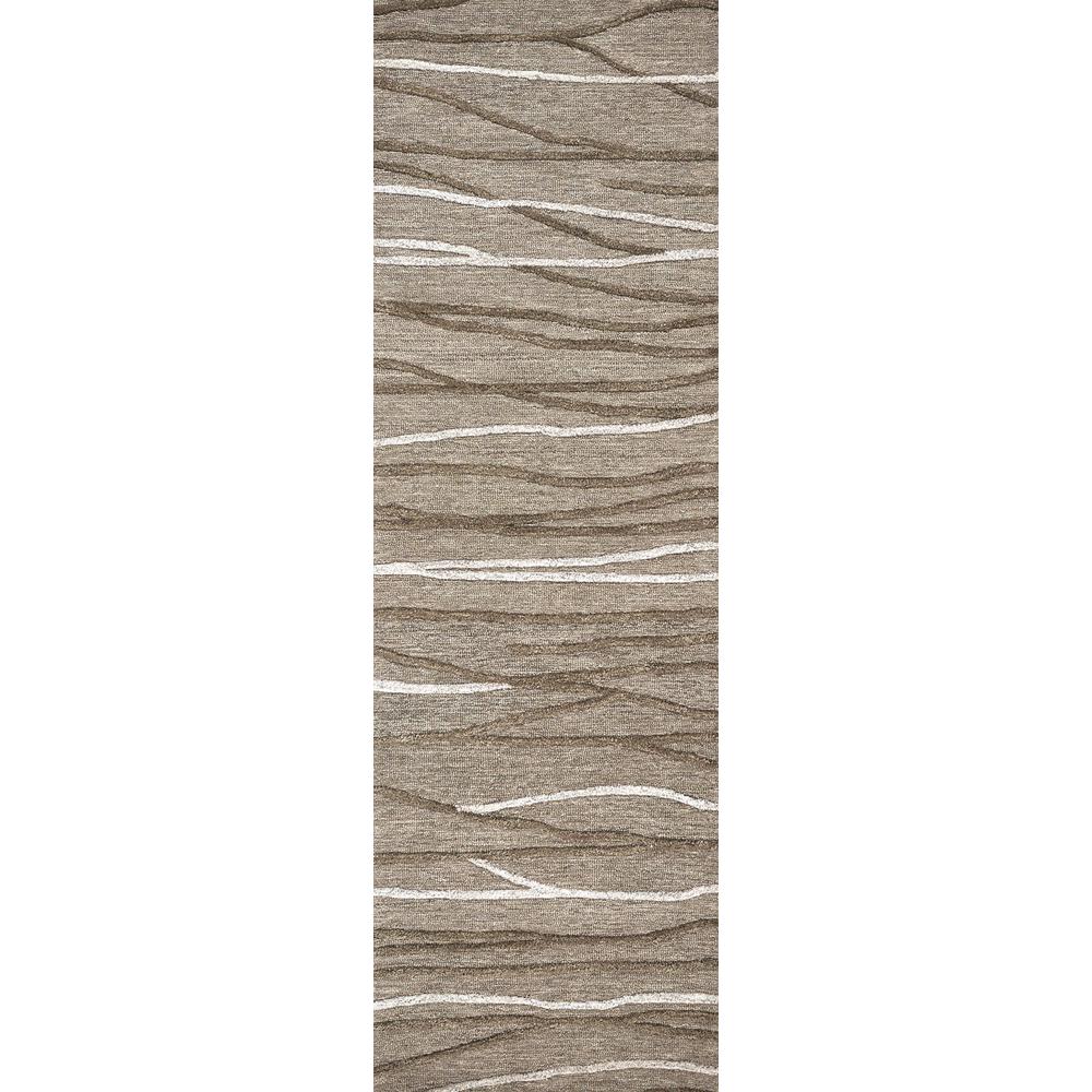 2' x 8' Hand-Tufted Rectangle Runner. Picture 1